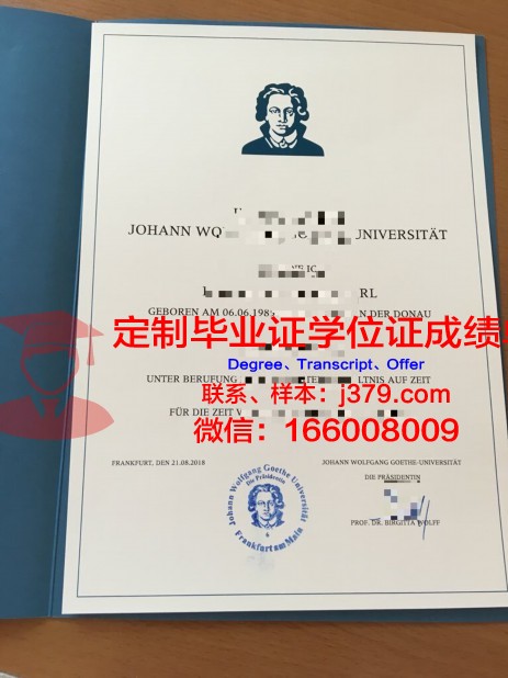 法兰克福大学毕业文凭