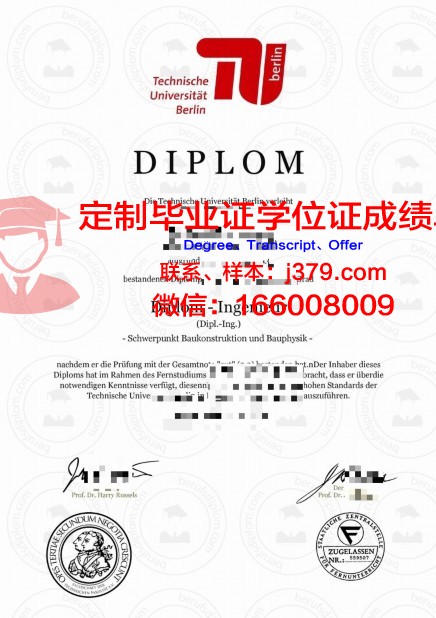 柏林工业大学毕业证图片