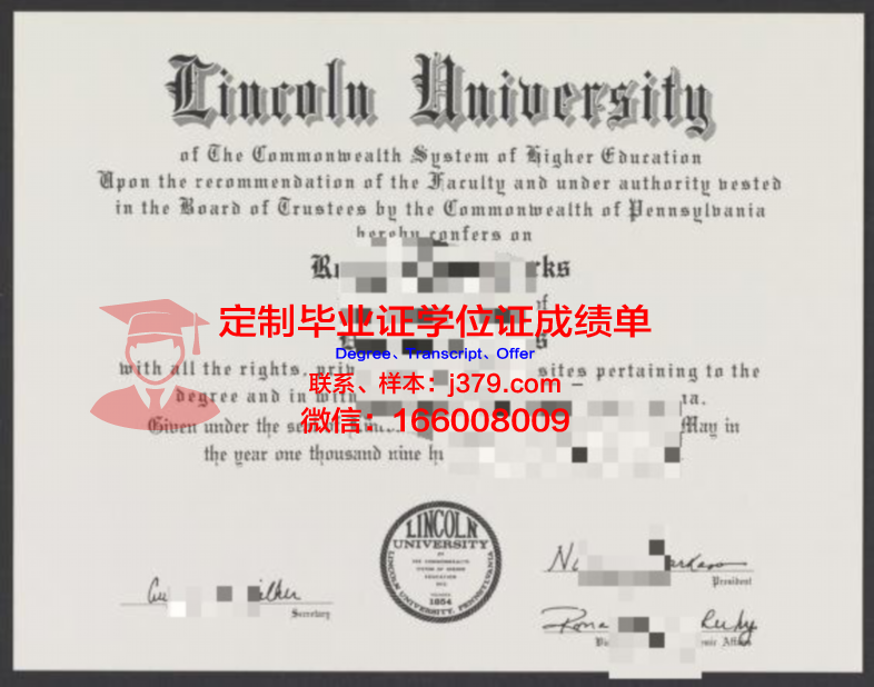 林肯基督教大学硕士毕业证书样本(林肯基督徒)