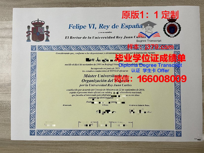 胡安卡洛斯国王大学毕业证书模板(马德里胡安卡洛斯国王大学国内认可吗)