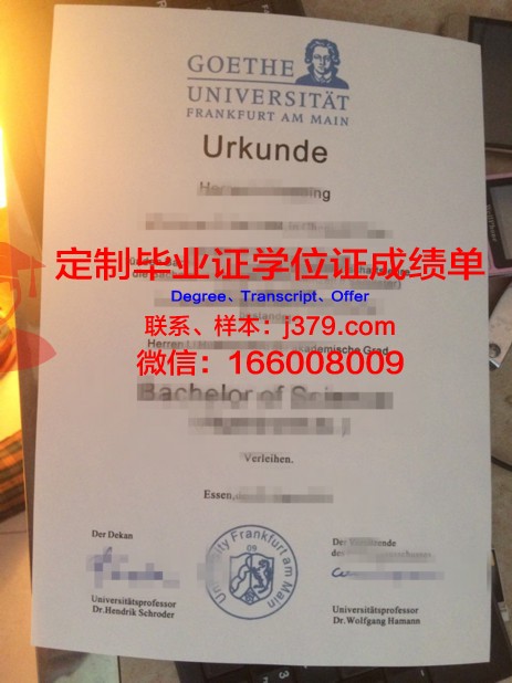 法兰克福金融与管理学院毕业证样式(法兰克福金融管理学校)