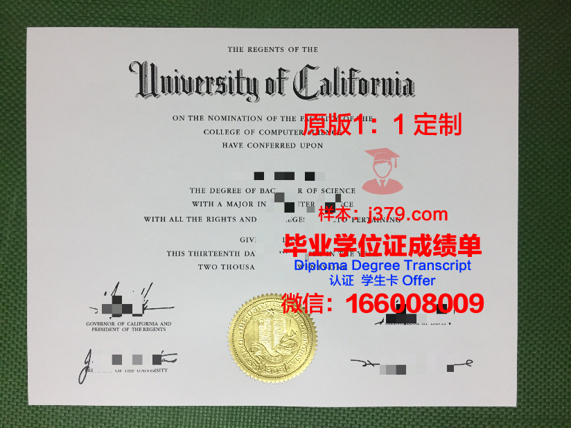 穆尔帕克学院毕业证尺寸