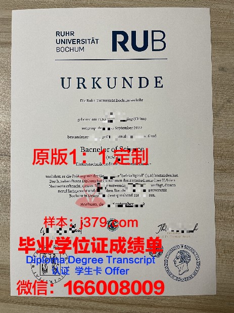 波鸿大学毕业证真伪(大学毕业证证书查询)