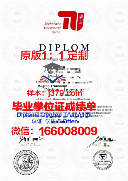 柏林自由大学博士毕业证
