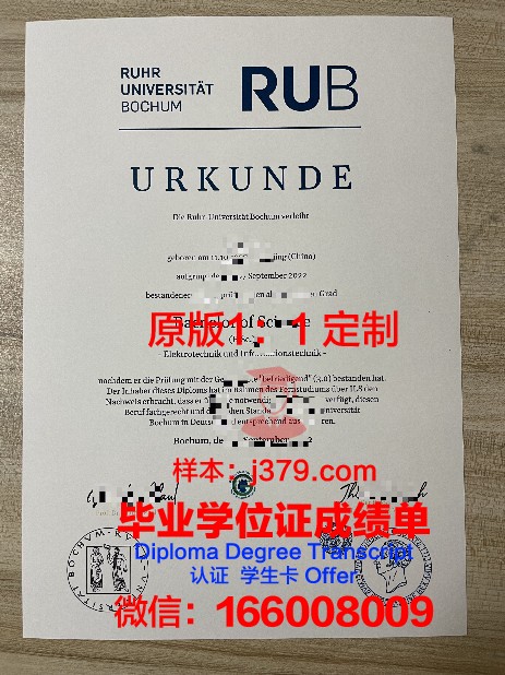 波鸿学位成绩单定制:专业、精准、安全的选择