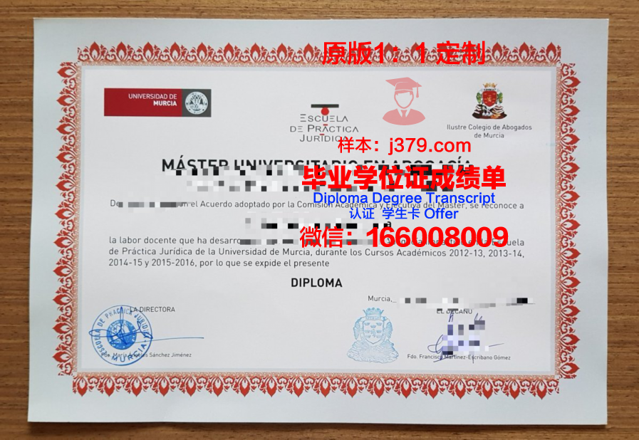穆尔西亚大学博士毕业证:一份国际认可的学术荣誉