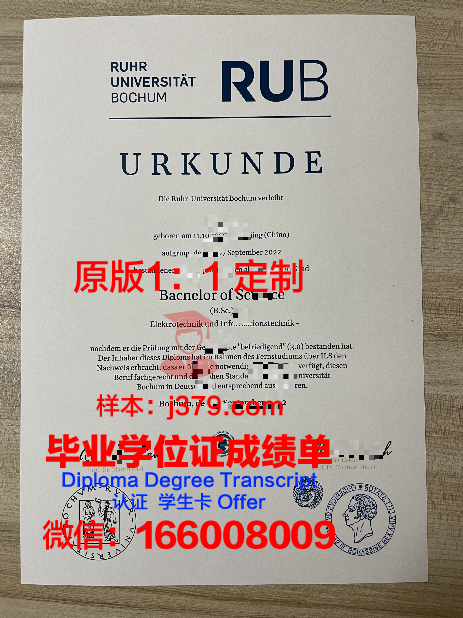 波鸿学位成绩单定制:专业、精准、安全的选择