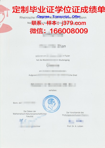 波恩大学毕业证高清图(波恩大学吧)