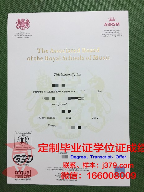 柏林音乐学院毕业证Diploma文凭