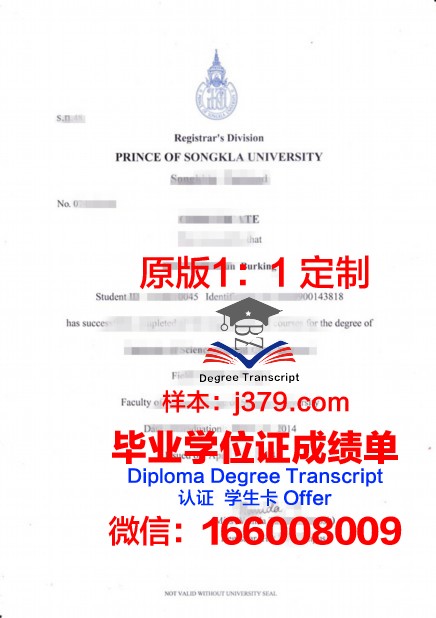 泰国湄南河大学毕业文凭