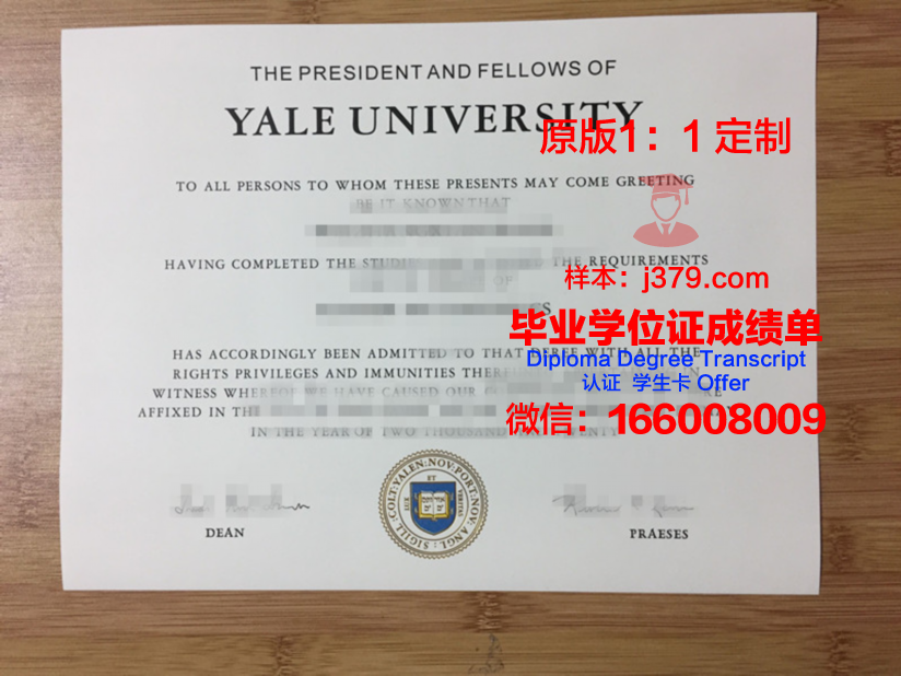 耶鲁大学毕业证封面图(美国耶鲁大学毕业证书)
