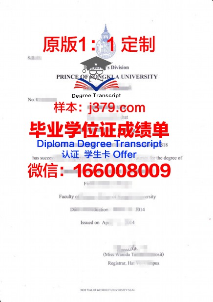 泰国国王科技大学硕士毕业证书样本(泰国国王科技大学毕业服)