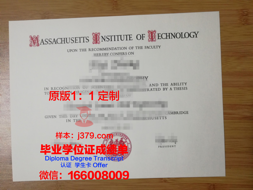 美国麻省理工学院毕业证书图片(美国麻省理工学院毕业证书图片样本)