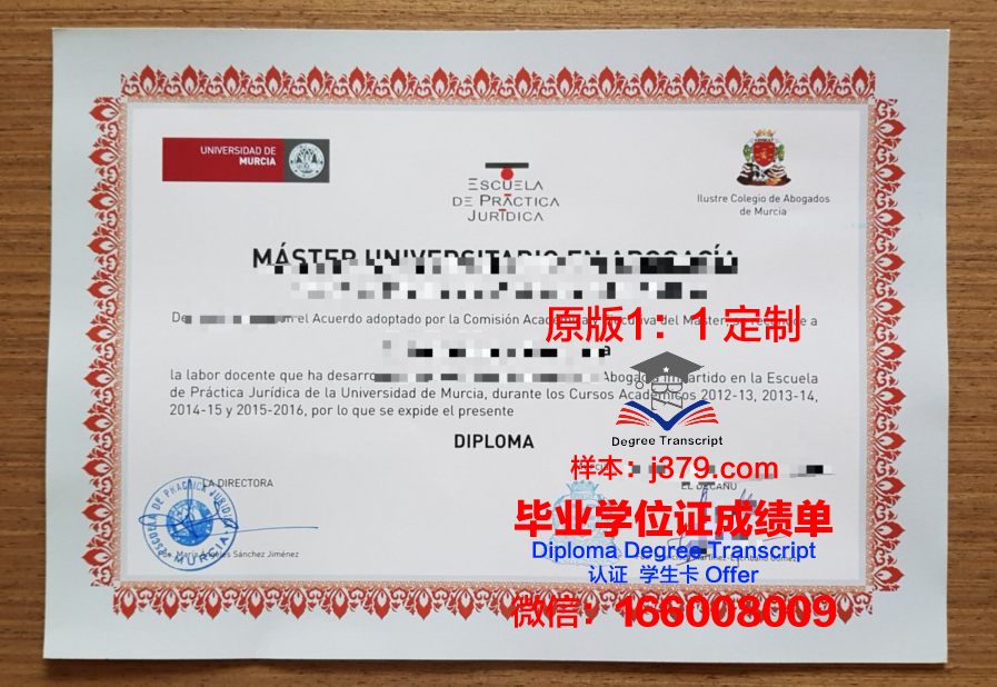 穆尔西亚大学:毕业证与成绩单的价值体现