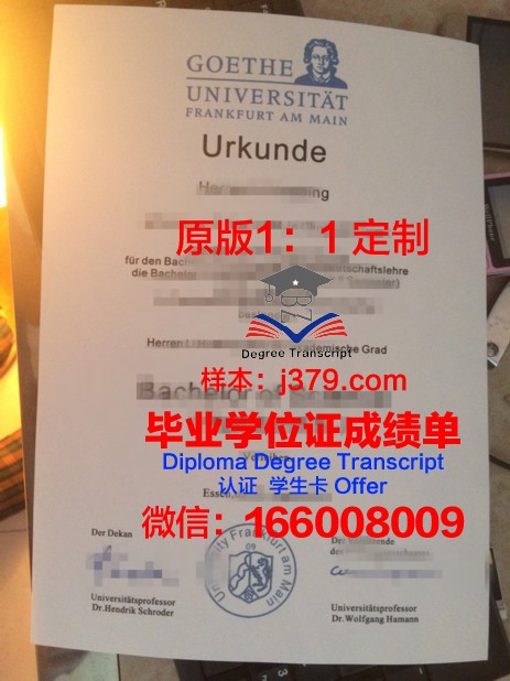 法兰克福大学毕业学位
