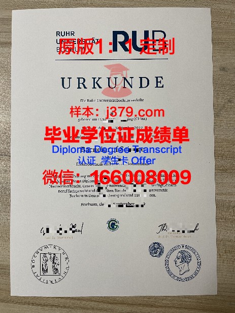 波鸿大学毕业证翻译(波鸿大学毕业证翻译成英文)
