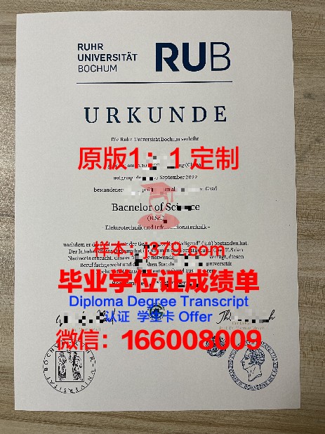 波鸿应用技术大学毕业证图片(波鸿应用科学大学)