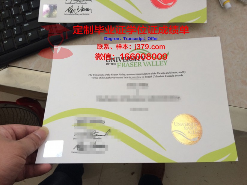 波维河谷学院学历证书
