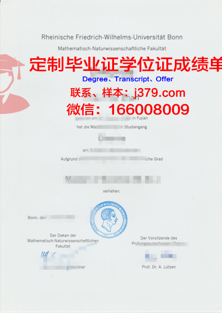 波恩大学毕业证图片(波恩大学毕业证图片样本)