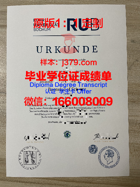 波鸿大学本科毕业证:一份承载知识与梦想的证明