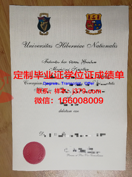 爱尔兰国立大学-高威毕业证翻译(爱尔兰本科毕业证)