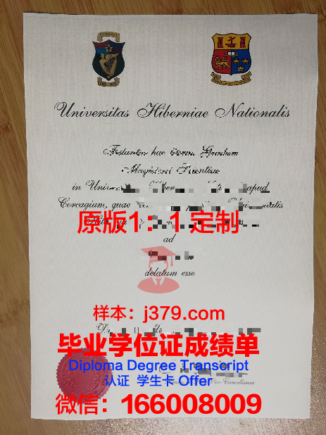 爱尔兰国立大学毕业文凭
