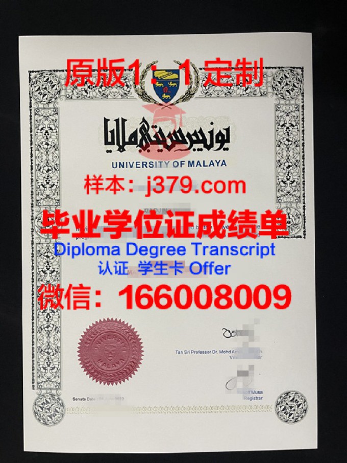 马拉纳特国际大学毕业证原版(马来亚大学毕业证)