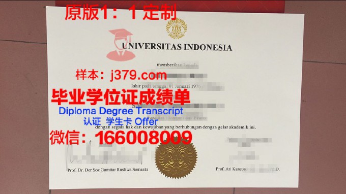 印度尼西亚大学毕业证原件(印度尼西亚大学学费)