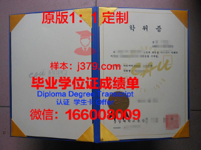 共和国中央大学毕业证书图片高清(中央大学高等学校)