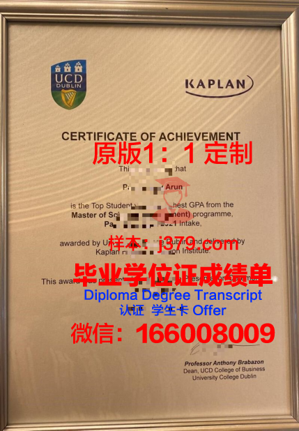 都柏林理工大学证书成绩单(都柏林理工大学留学费用)